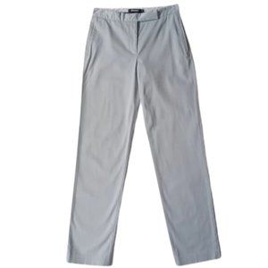 DKNY Silvery Gray Low Sheen Satin Tapered Pants- Sz. 4